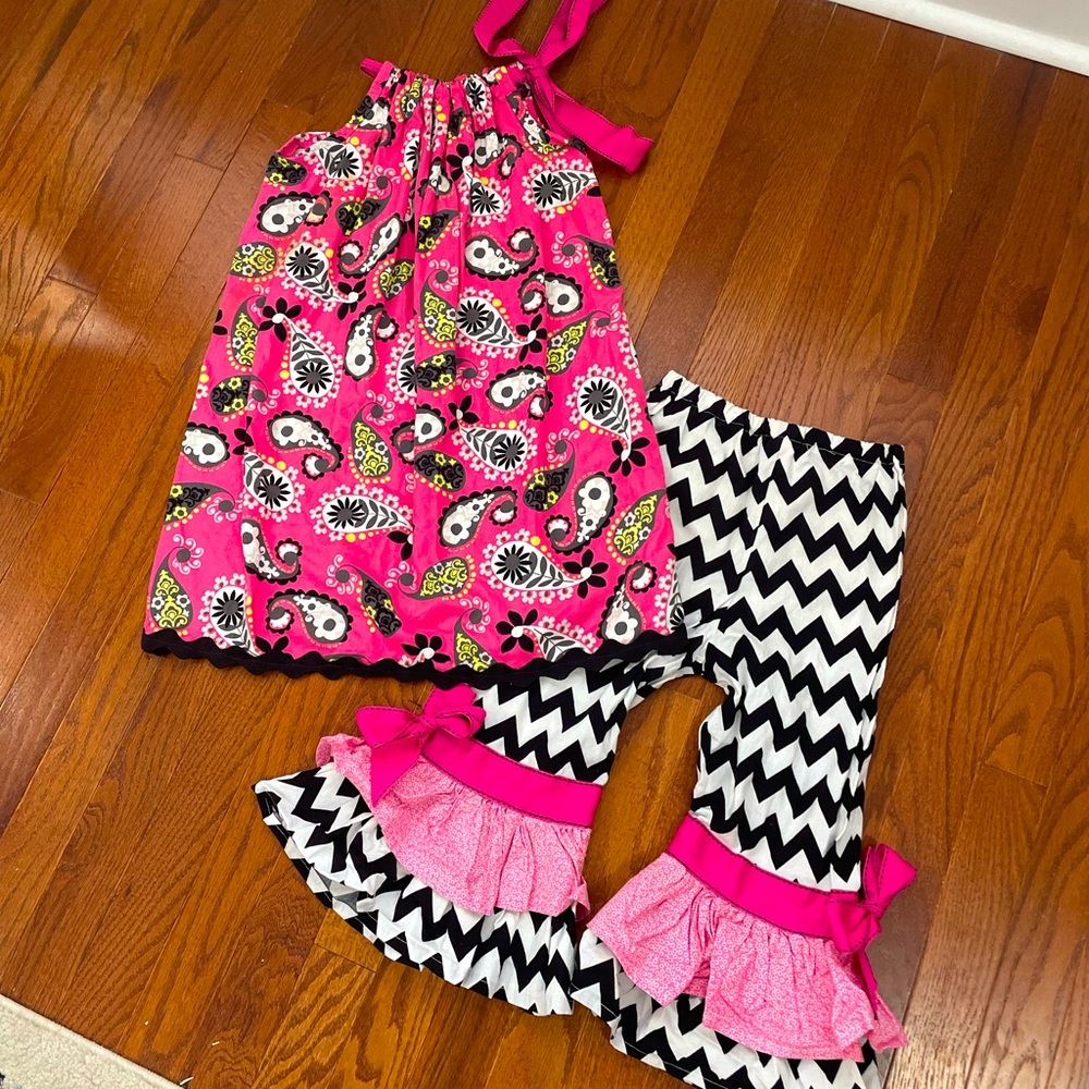 Custom top and ruffle capris
